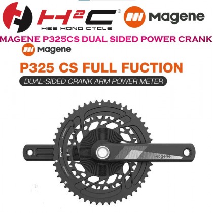 Magene p325 cs 170mm 52/36t Magene P325 CS パワーメーター クランク